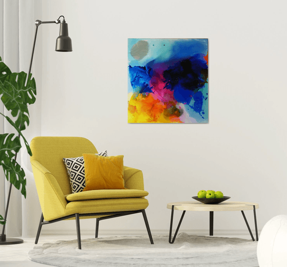 Large abstract painting