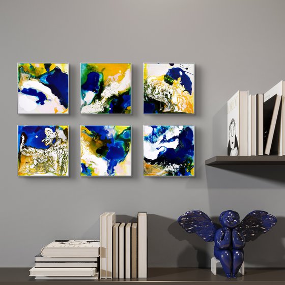 N°37-N°42 ( 6 paintings )