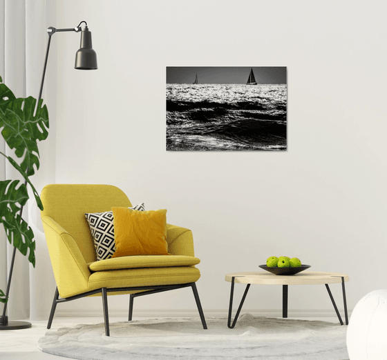 Two Sailboats | Limited Edition Fine Art Print 1 of 10 | 90 x 60 cm