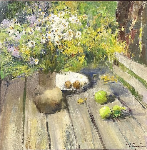 Summer still life by Dmitrii Ermolov