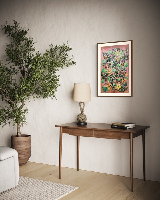 Grace of weaves -ornament of climbing plants.