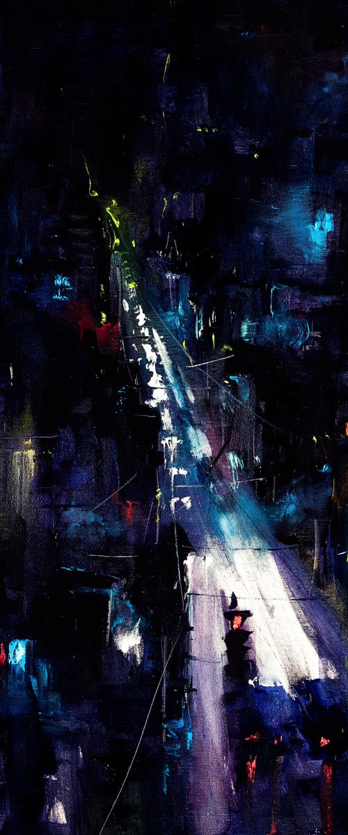 City Night by Bozhena Fuchs