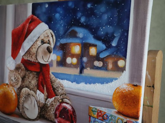 Christmas teddy bear