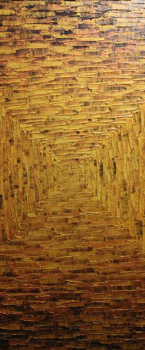 Large square gold gradient by Jonathan Pradillon