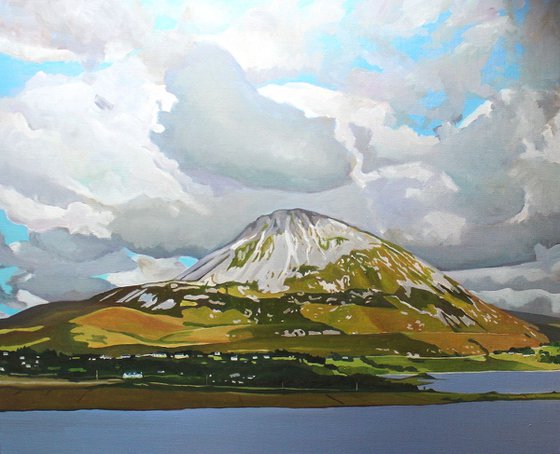 Swirling Clouds Round Errigal