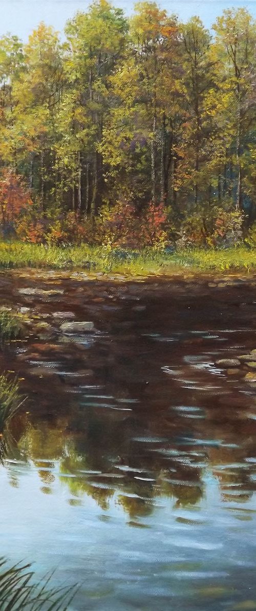 Autumn Creek by Oleg Riabchuk