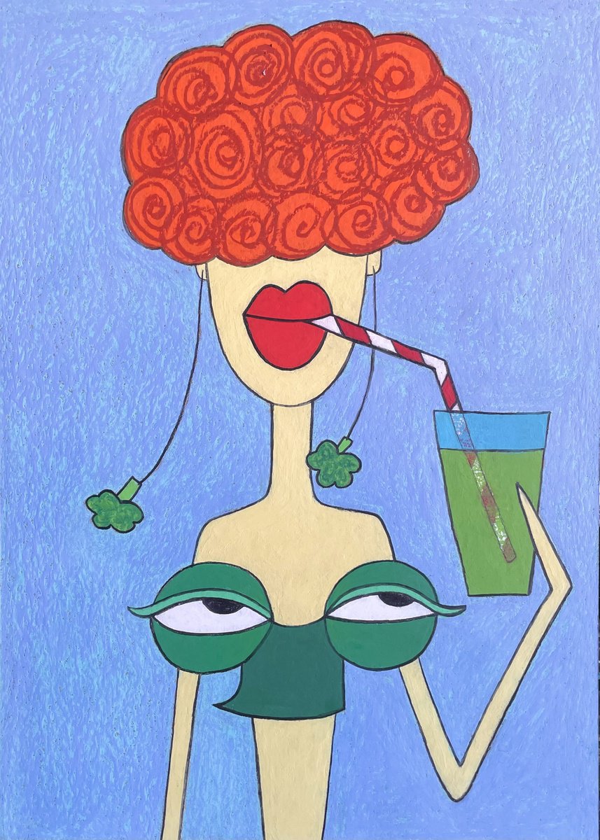My tits love green smoothies by Ann Zhuleva