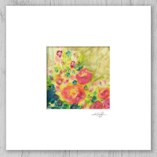 Encaustic Floral 3 by Kathy Morton Stanion