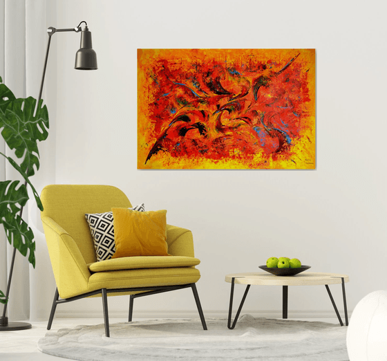 SUMMER HOLIDAYS.140x92 cm.