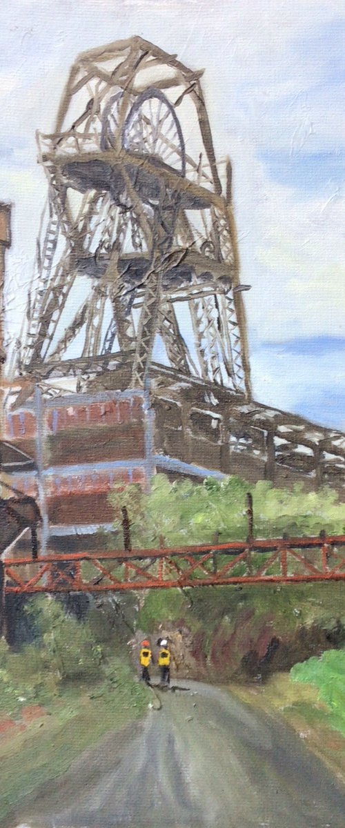 Chatterley Whitfield Colliery by Julian Lovegrove Art