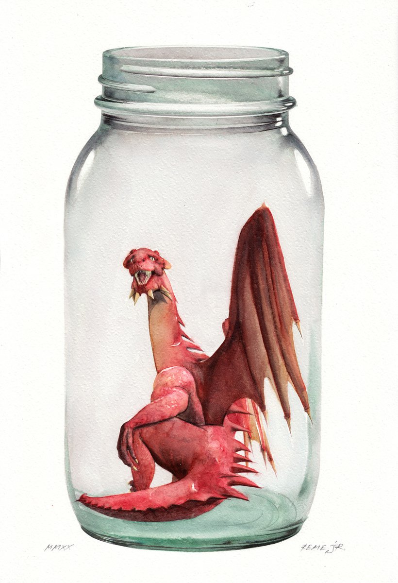 Dragon in Jar by REME Jr.