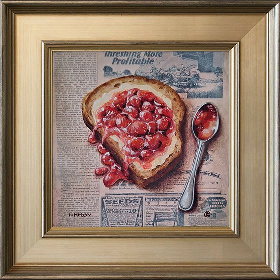 Cherry Jam Toast