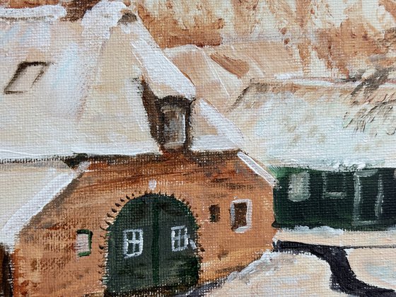 Winter view in Dalen