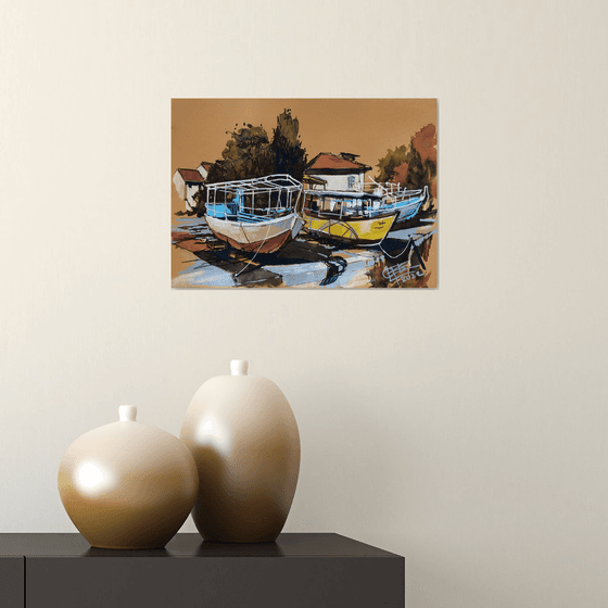 Boats on Virpazar