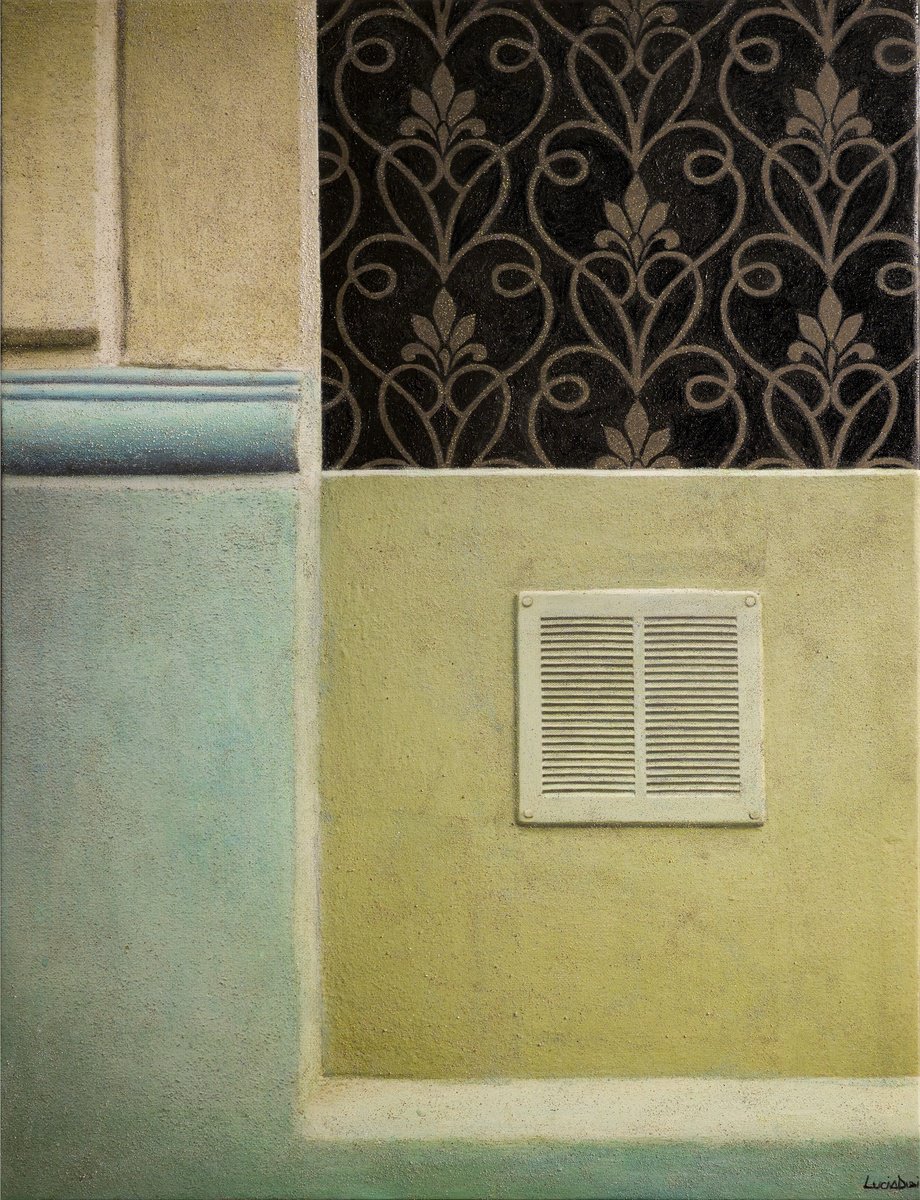 Urban And Pop Cityscapes Acrylic Painting By Lucia Dibi, 24 X 31", Settembre, Original Artwork