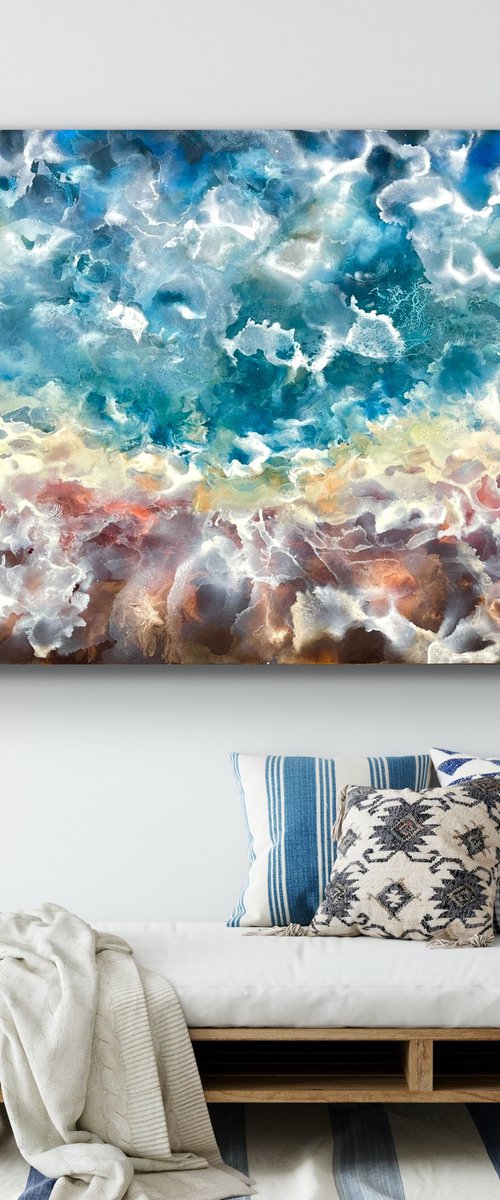 One more time - abstract - 80cm x 100cm by Jonesy