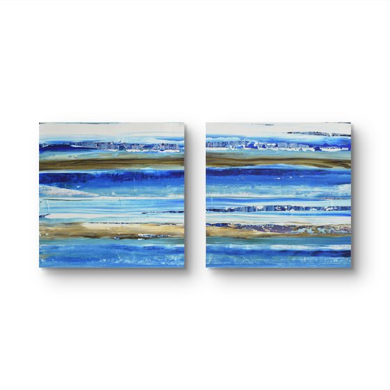 Aqua 11 (Diptych)