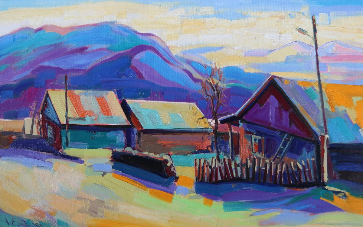 Old Village By Tigran Avetyan, 27 X 17, Artwork For Sale On Artfinder
