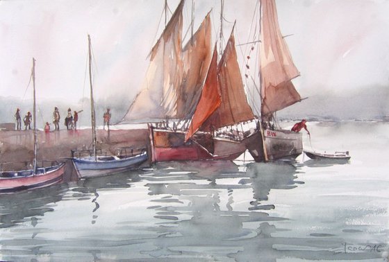 In the harbor