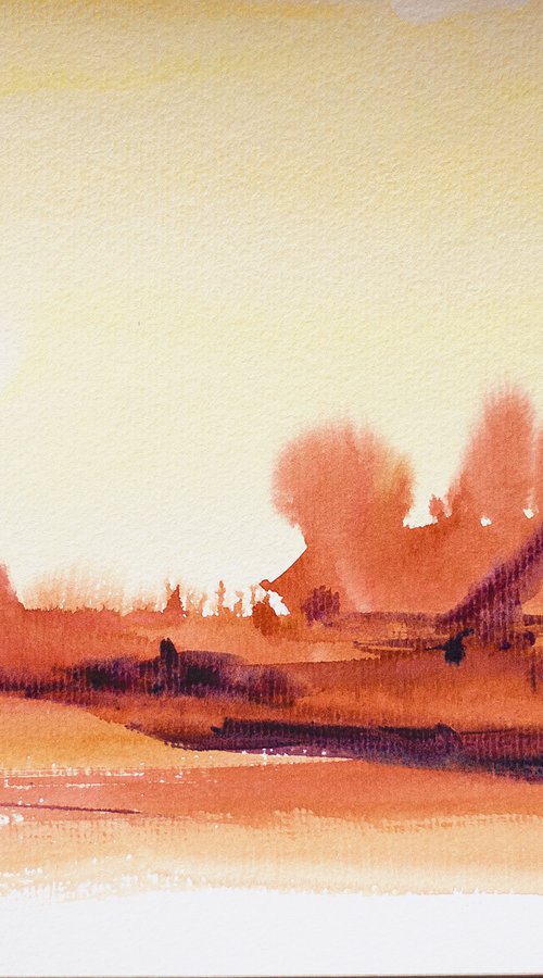 Abstraction landscape #1 by Sasha Romm
