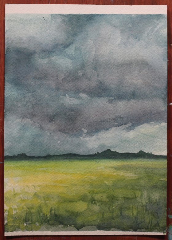 Storm Sky over Farmlands