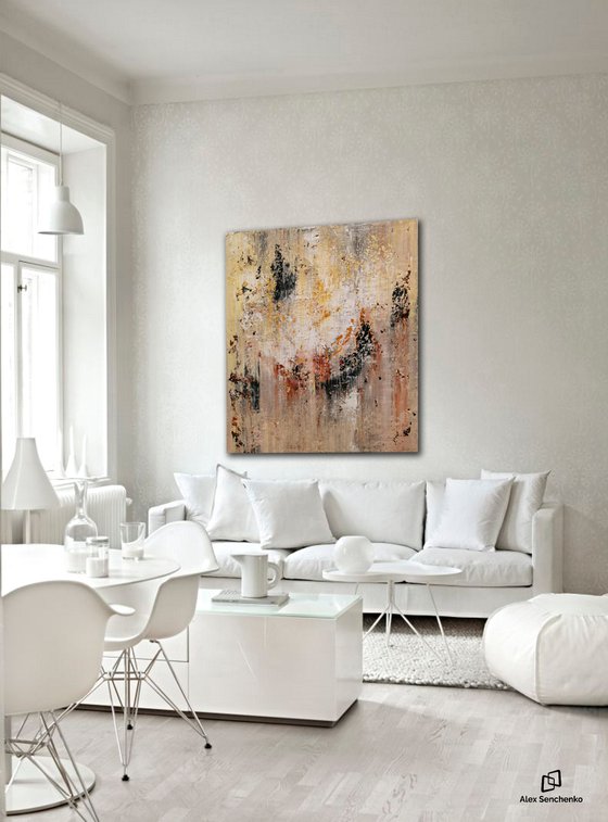 140x120cm. / abstract painting / Abstract 1260