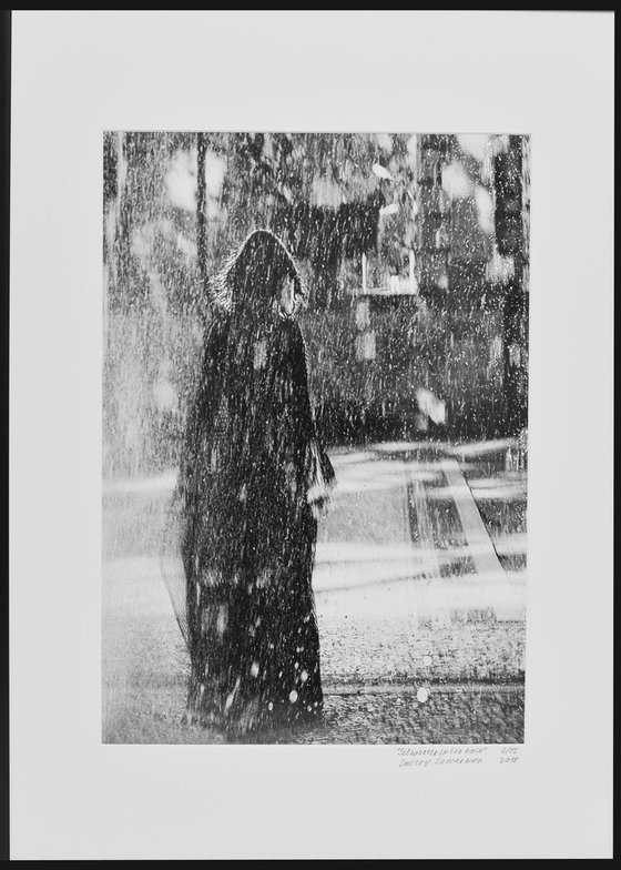" Silhouette in the rain " Limited Edition 2 / 15