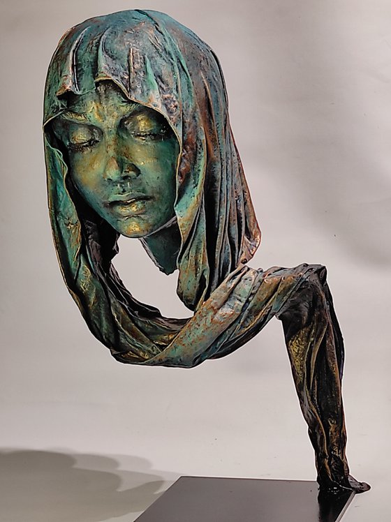 "Plea" Unique sculpture