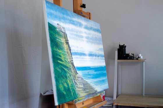 Coastal Cliffs At Dawn