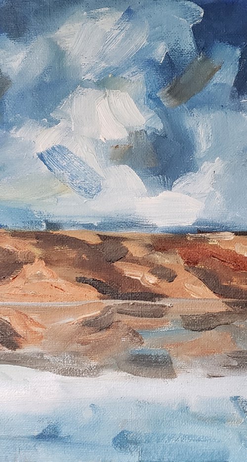 "Scoria" - Landscape - Mountains - North Dakota by Katrina Case