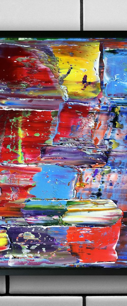 "Conflicted" - Original PMS Oil Painting On Canvas - 19 x 19 inches, Framed by Preston M. Smith (PMS)