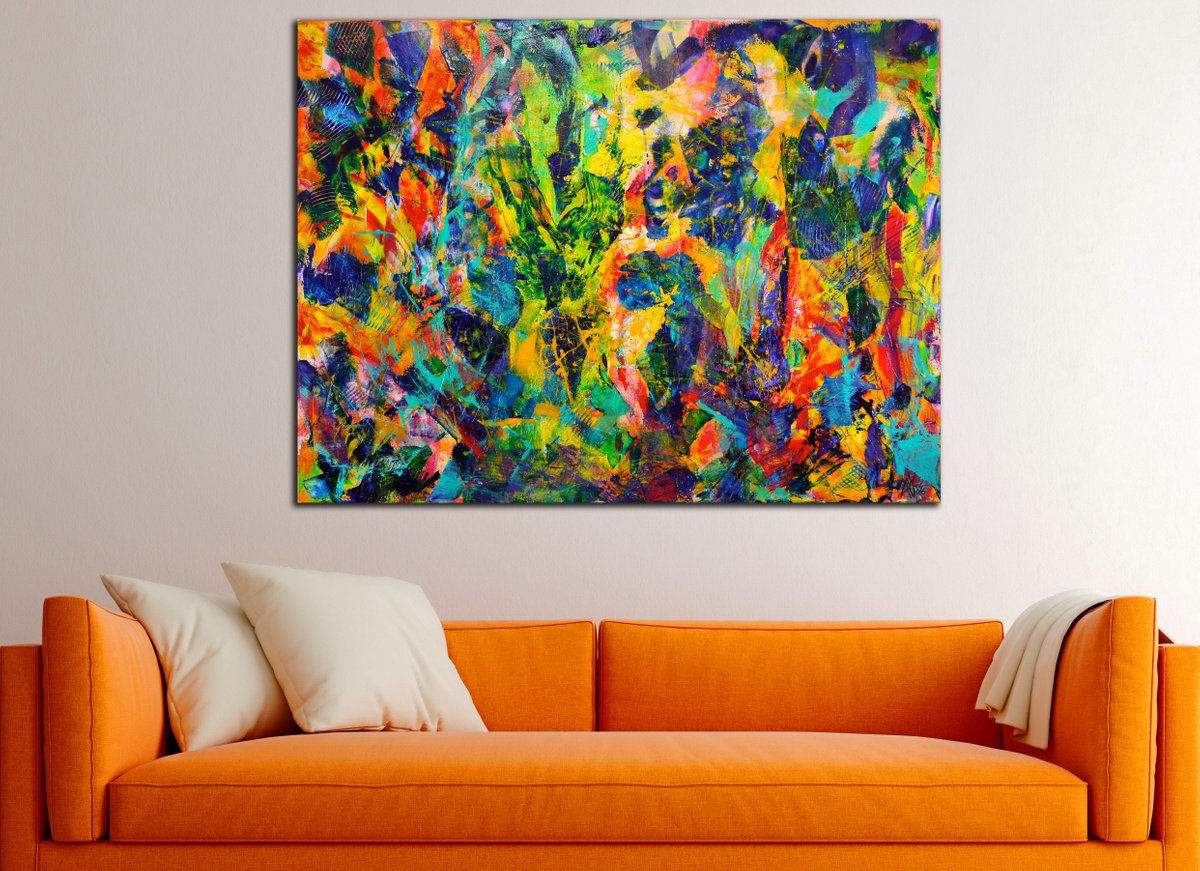 Abstract Transition 1 Acrylic painting by Nestor Toro | Artfinder