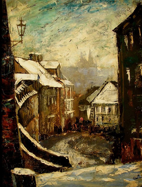 Winter in Prague. Original sold. Prints are available