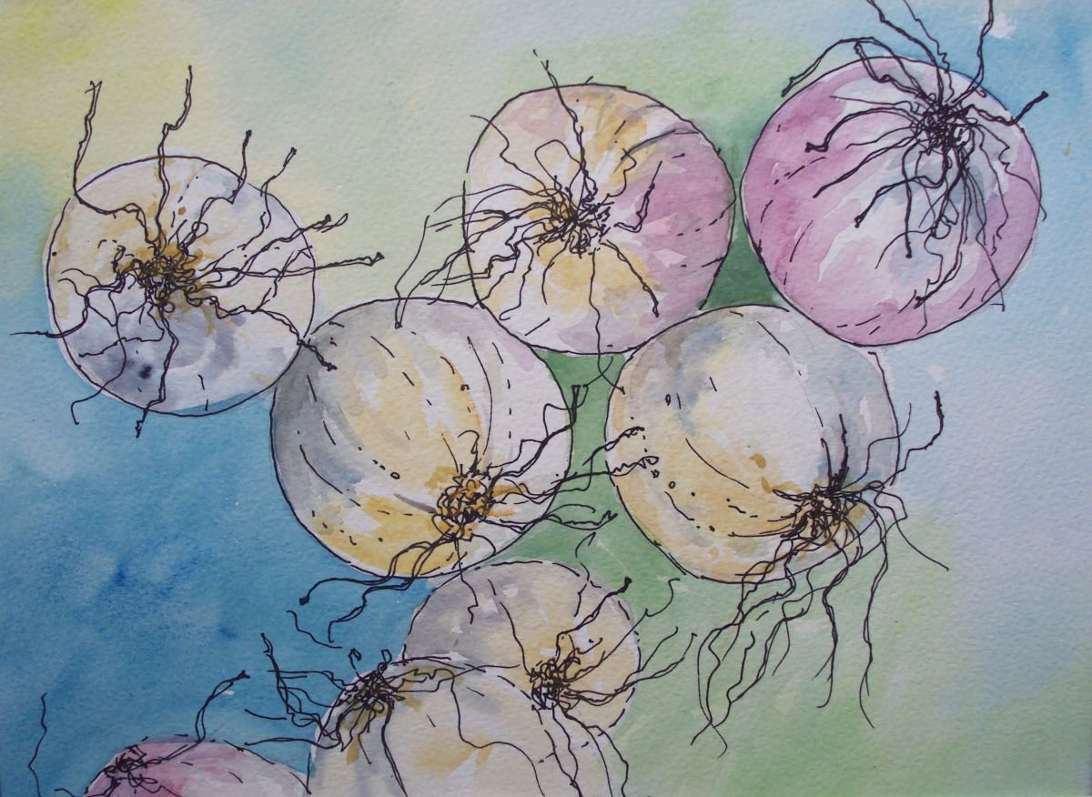 Funky Onions by Teresa Tanner