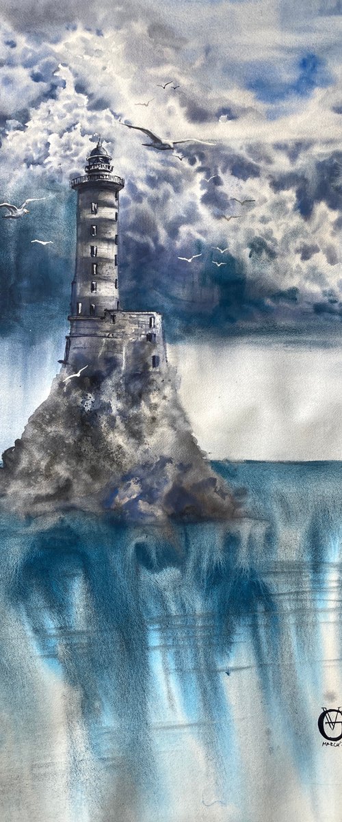 Aniva Lighthouse by Valeria Golovenkina