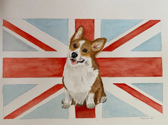 Queens corgi