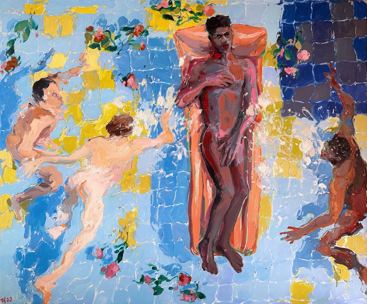 Impressionistic Portrait Oil Painting By Ilya Filatov, 47 X 39, Montero. Lil Botticelli, Original Artwork