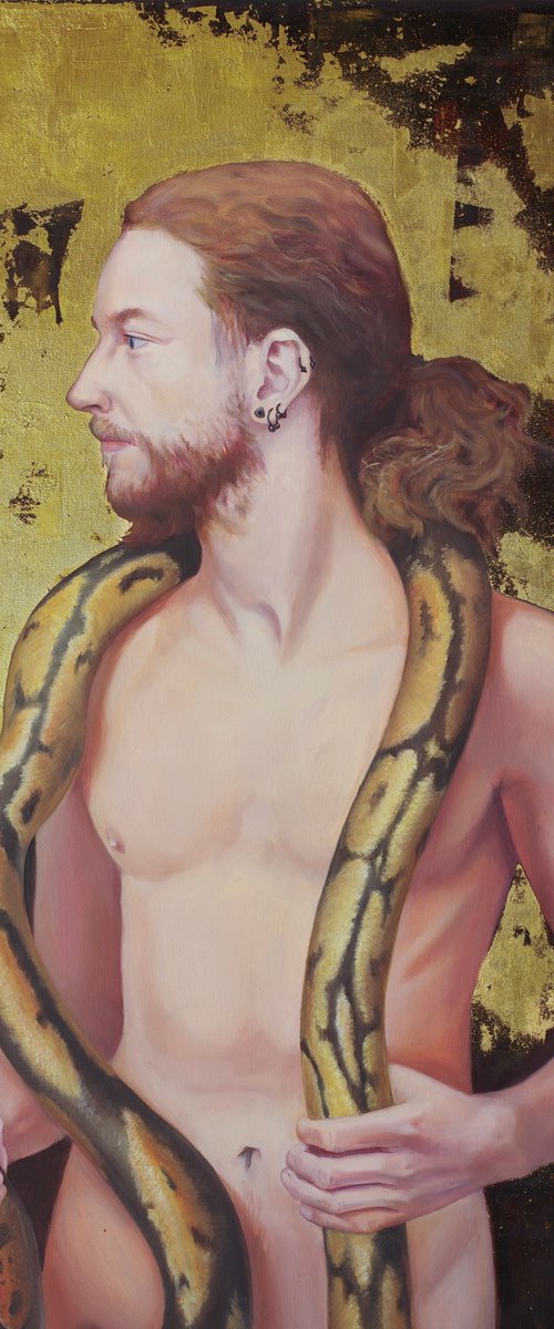 Adam (Part of a Diptych) by Anna Schill