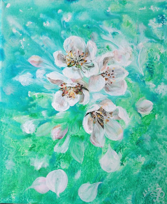 Author's painting "Whisper of Spring".