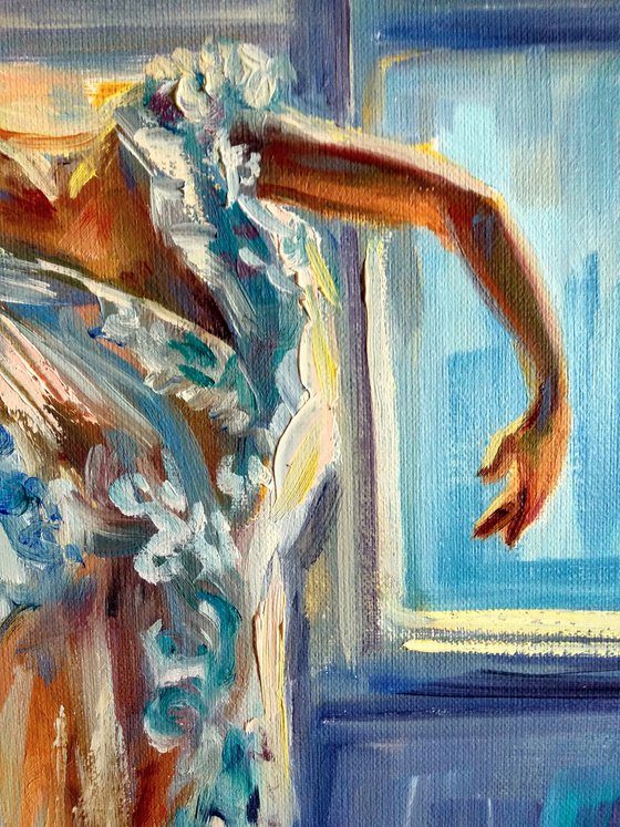 Ballerina Portrait Ballet Art Dancer Light Window Sunny Picture Beautiful Woman