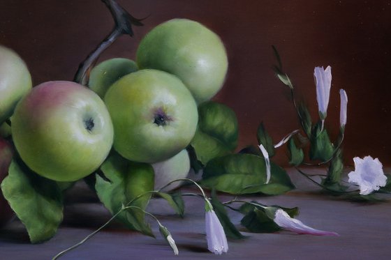 "Still life with apples"