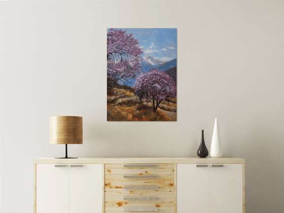 Almond Trees in Bloom