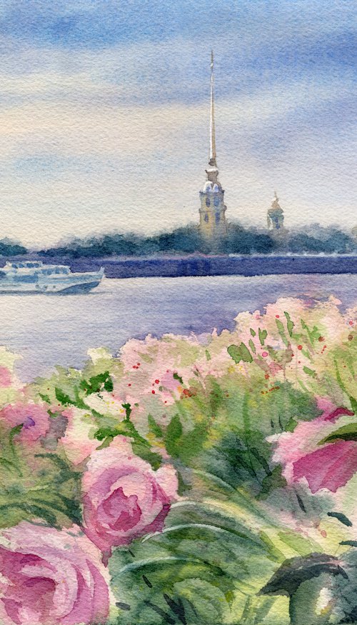 Neva River, St. Petersburg by SVITLANA LAGUTINA