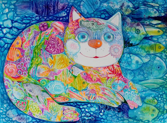 Ocean Dream Cat