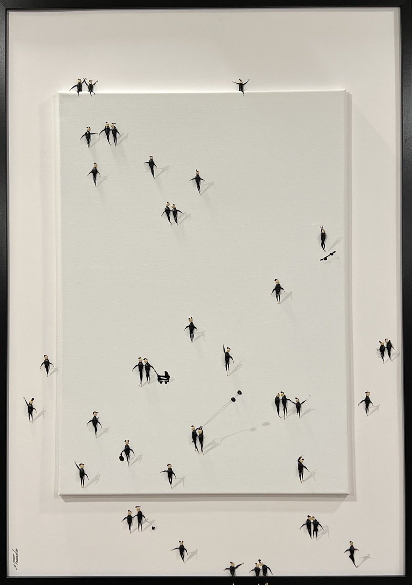 Abstract Portrait Acrylic Painting By Eka Peradze, 25 X 37, Freedom People Eka Peradze, Original Artwork