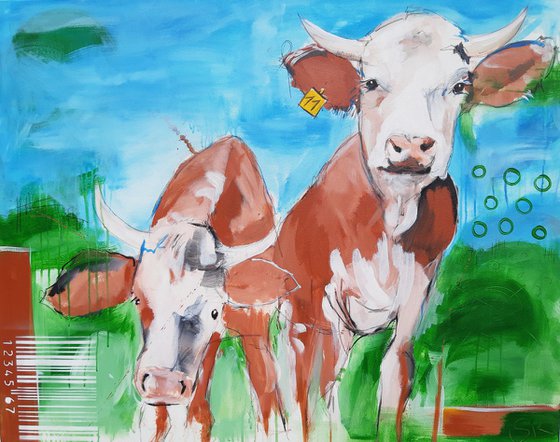 'COW NO 11' - Workseries Cows Coded