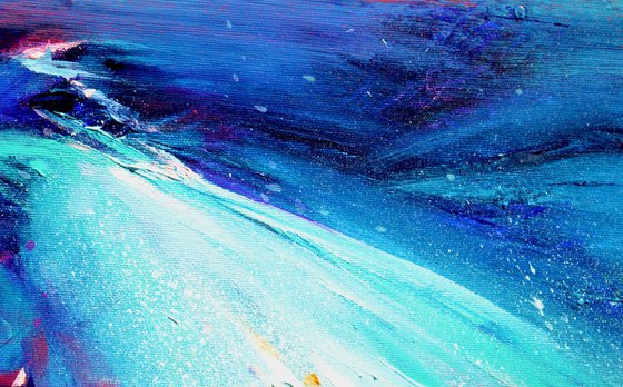 Surreal Lights on the Lake - Sunset Seascape