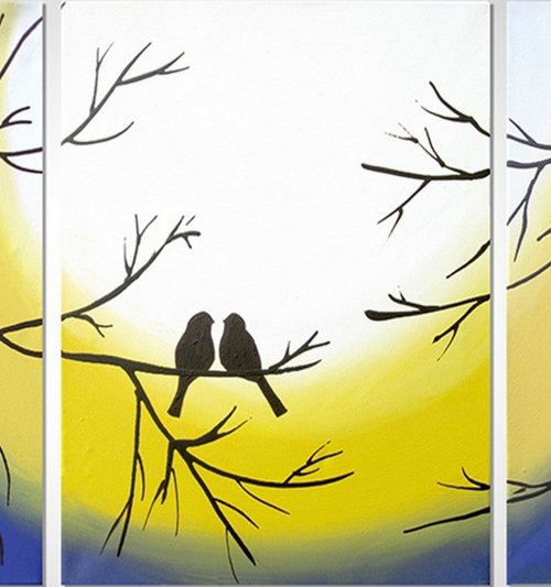 Forever Together love birds by Stuart Wright