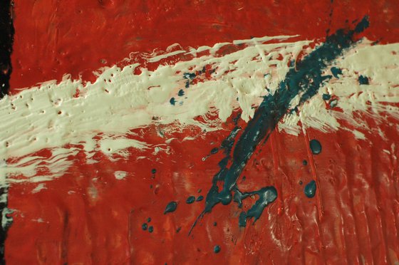 "Feather". Encaustic.