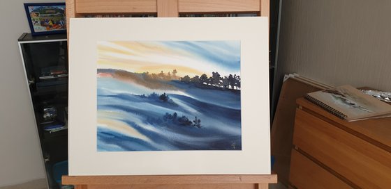 Lullaby of the Fairy Tale Waves.  Yellow waves.